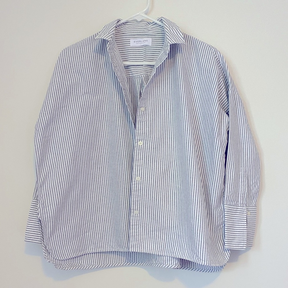 Everlane oversized button down shirt
